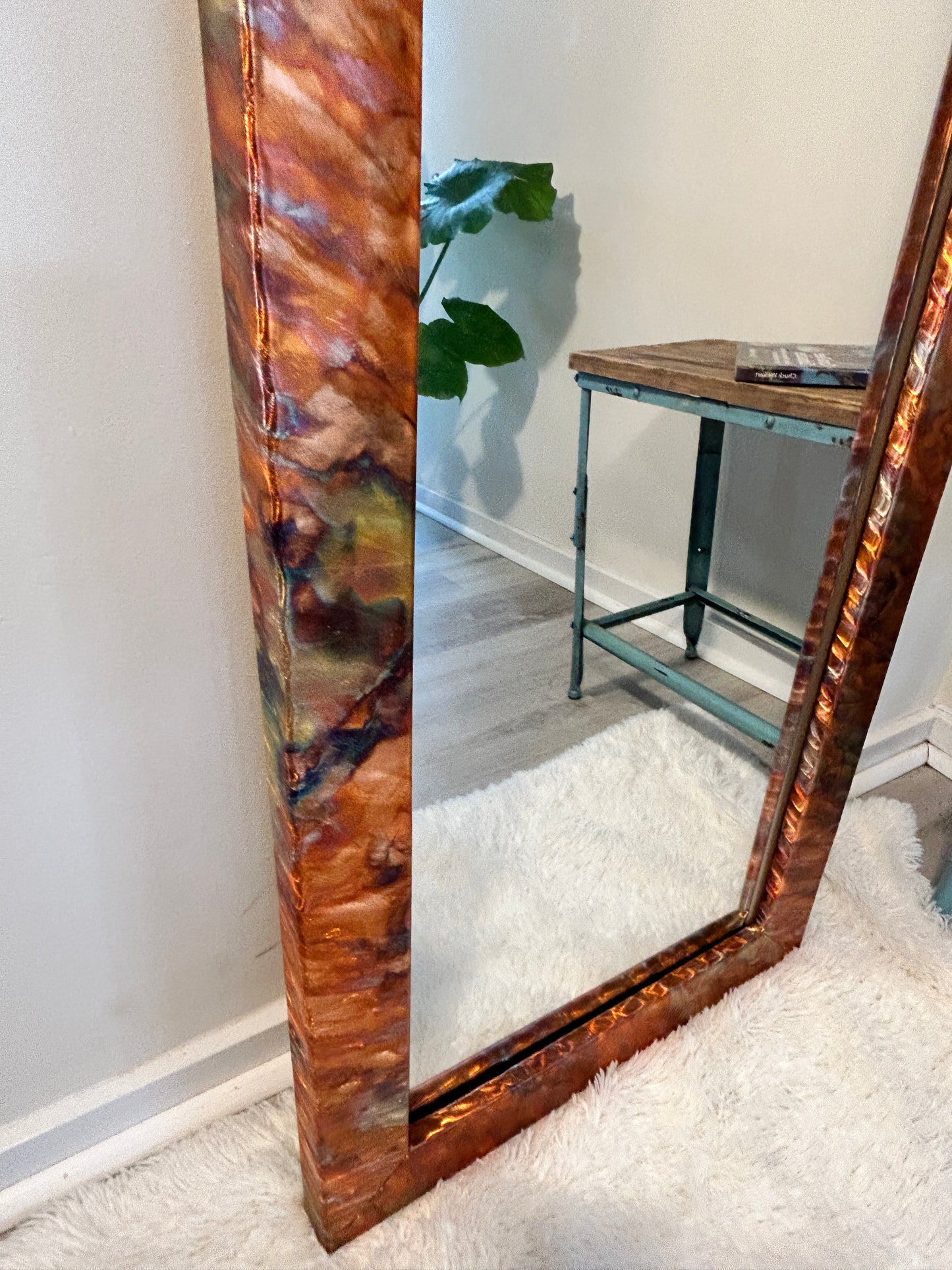 Sandy’s Full Length Copper Mirror