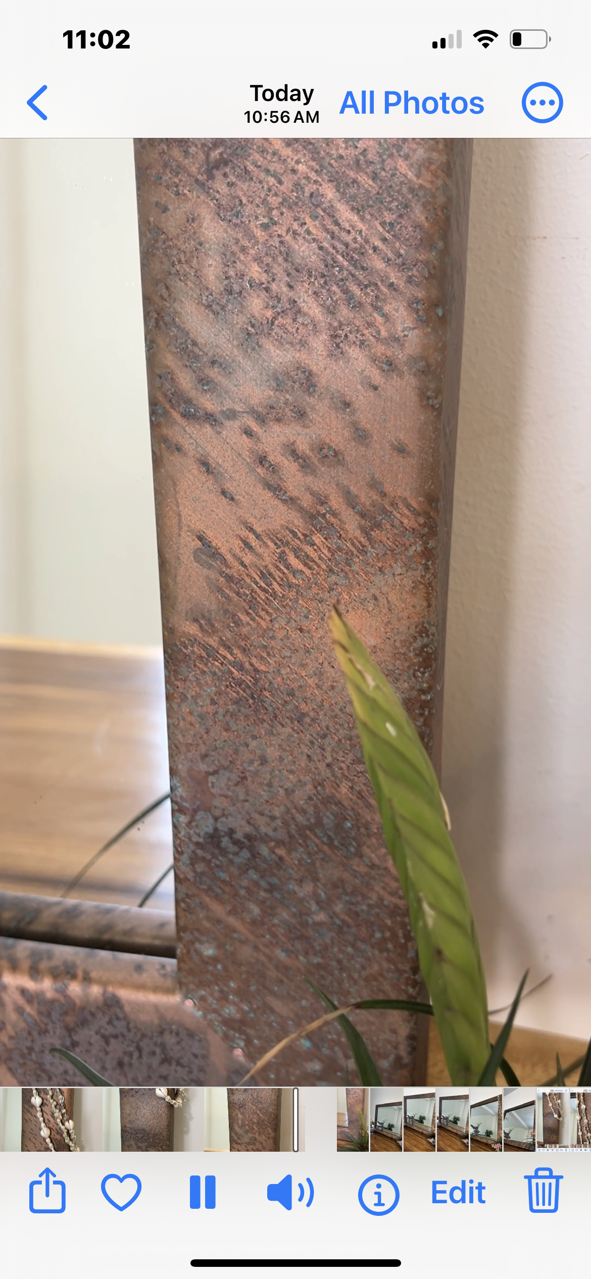 Large Handmade Copper Mirror, one-of-a-kind Vanity Mirror, Unique Home Decor, Custom Frame