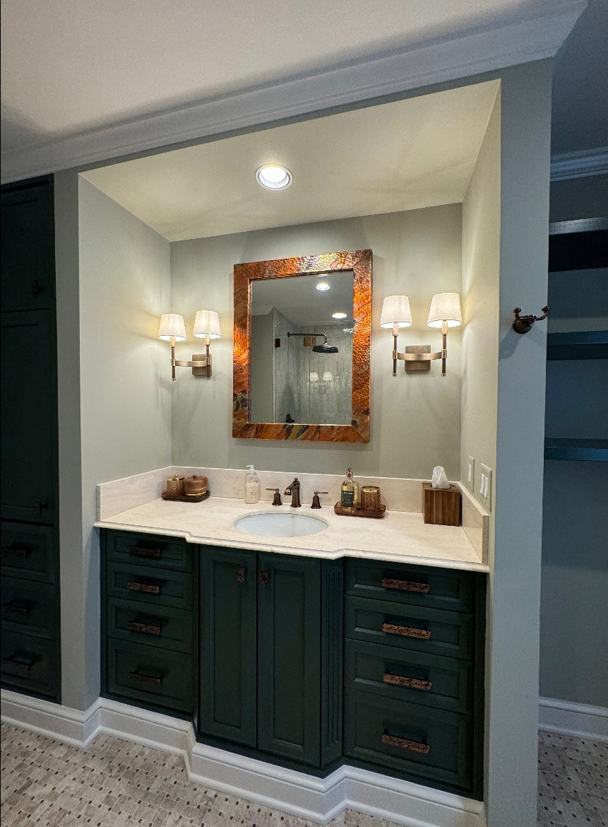 Large Copper Mirror
