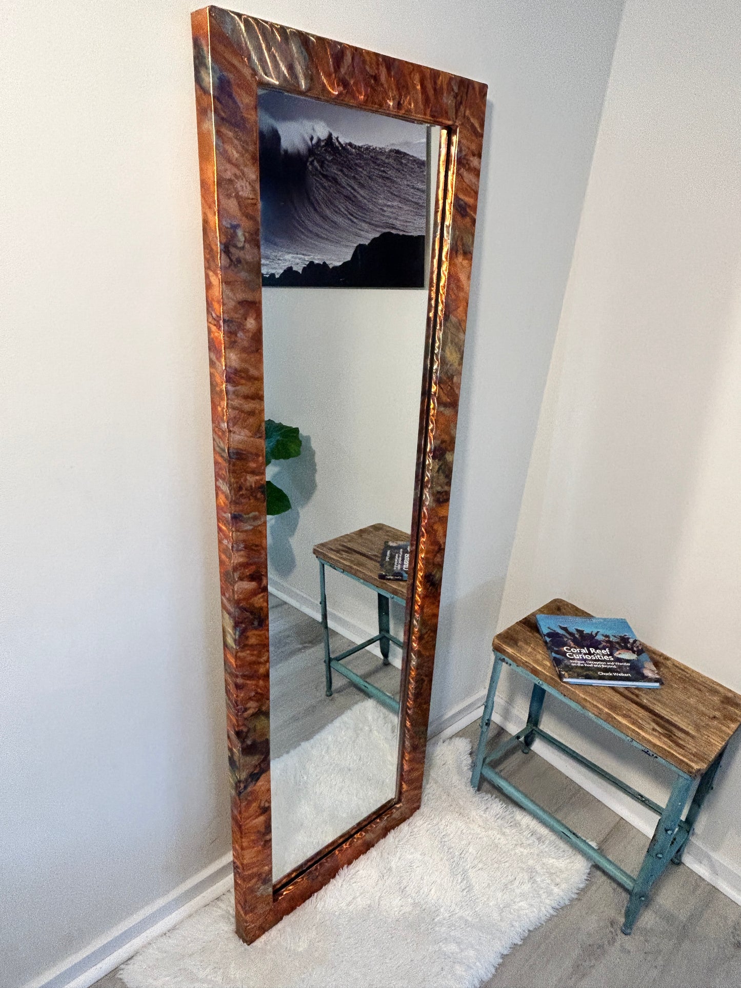 Sandy’s Full Length Copper Mirror