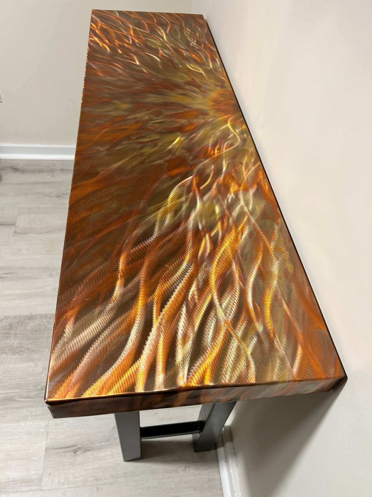Unique Console Table, Sofa Table, Industrial Decor, Modern, Side Table, End Table, One-of-a-Kind, Handmade Furniture