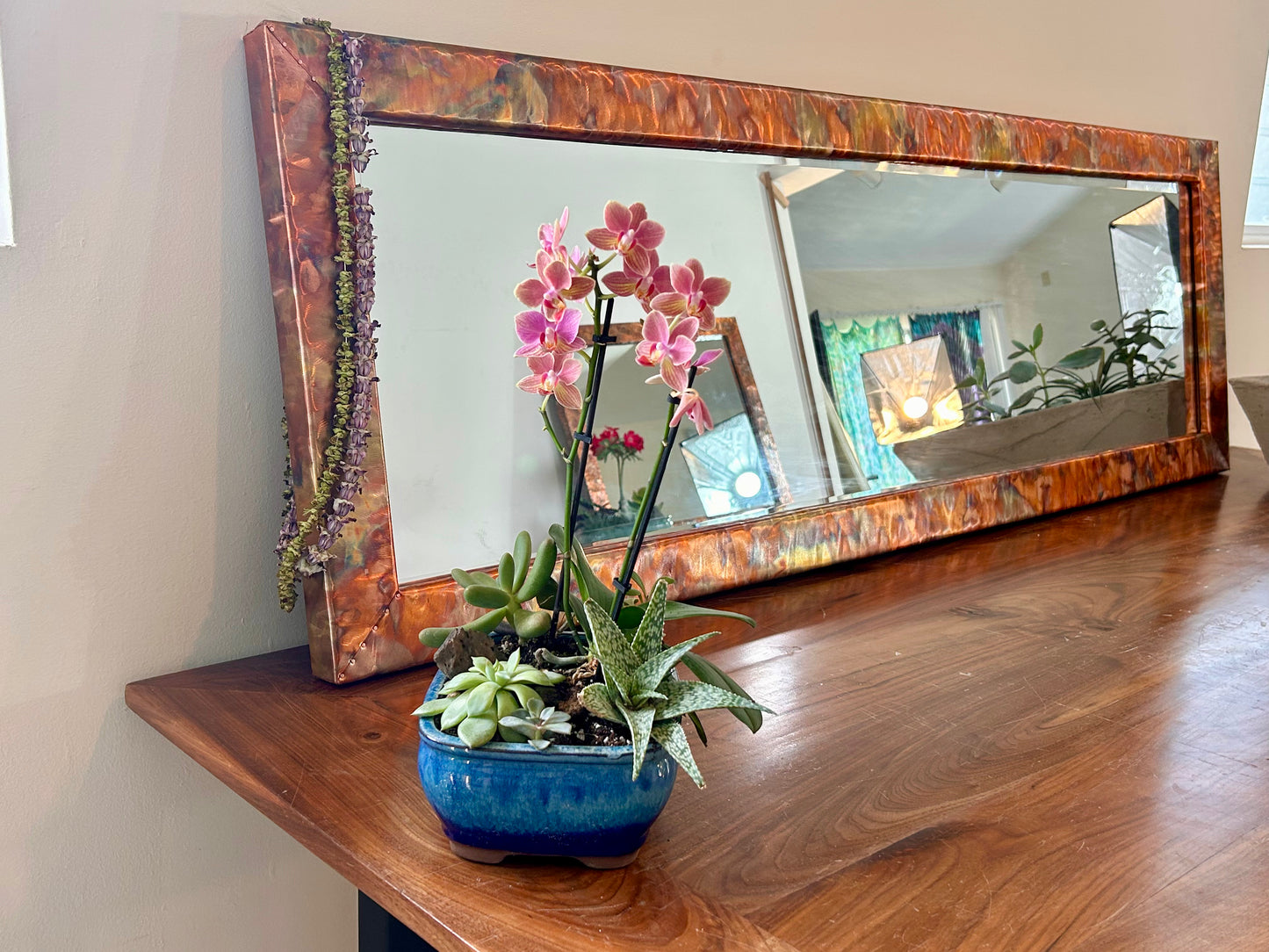 Sandy’s Full Length Copper Mirror