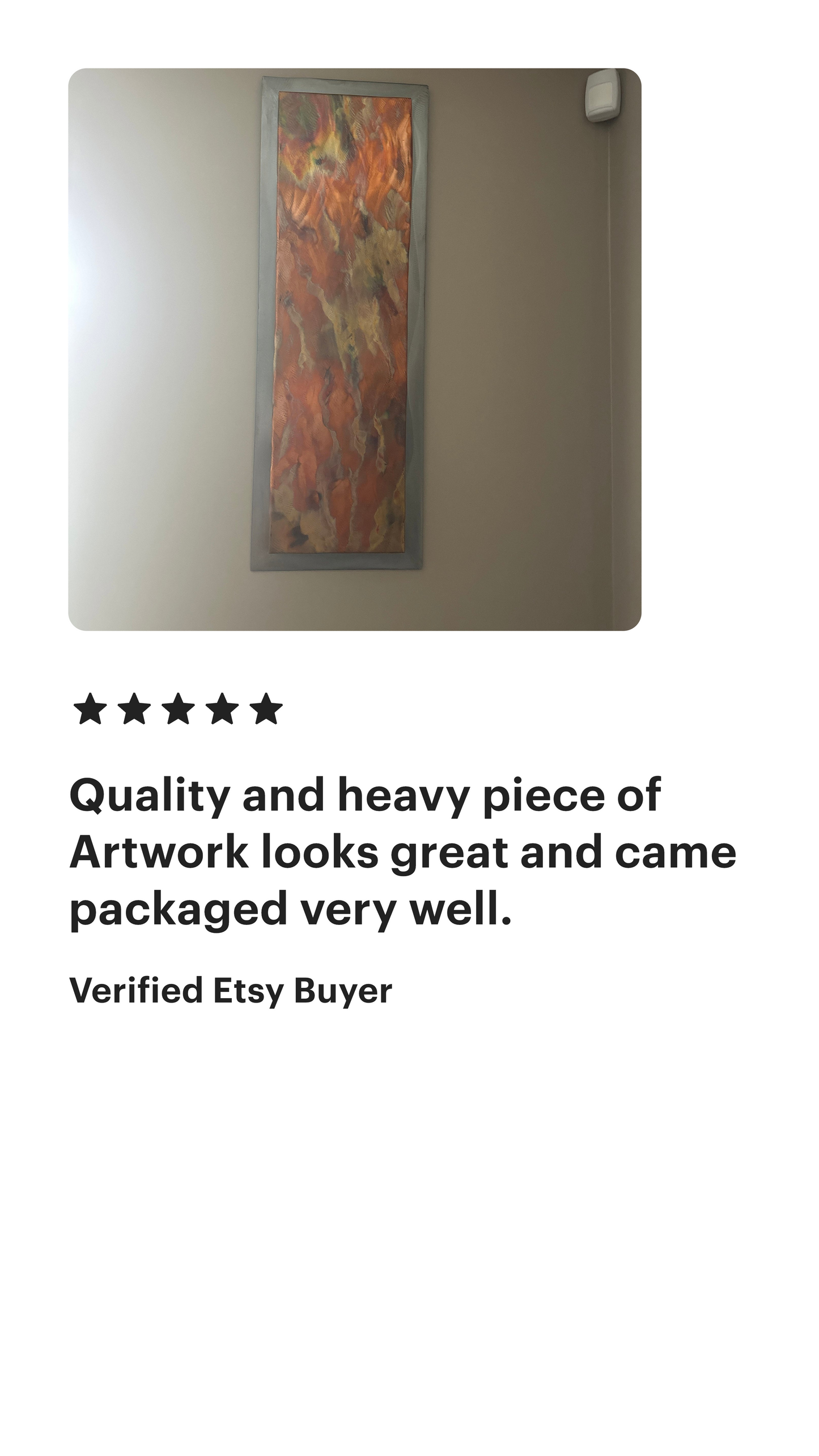 Mixed Metal Wall Art, Unique Copper Wall Hanging, Abstract Metal Art