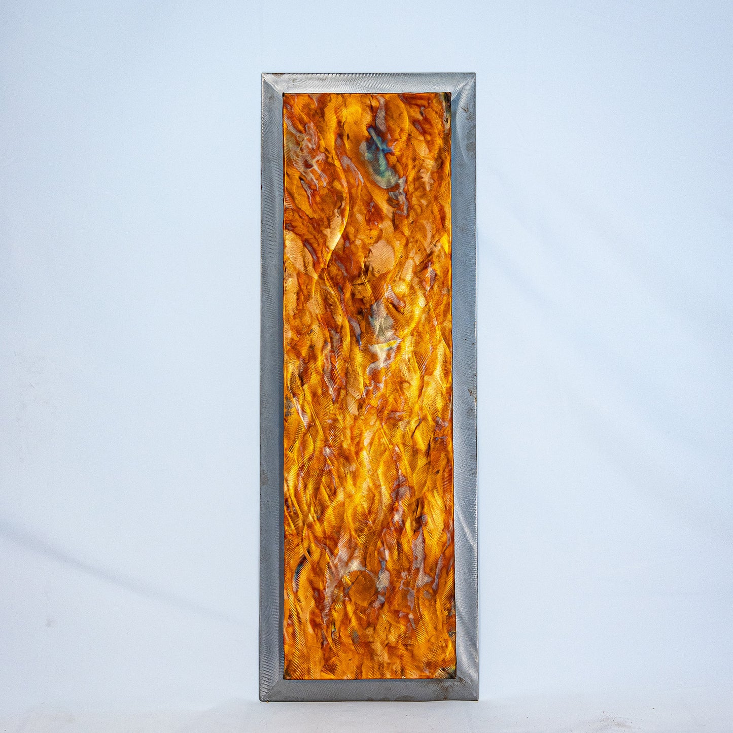 Mixed Metal Wall Art, Unique Copper Wall Hanging, Abstract Metal Art