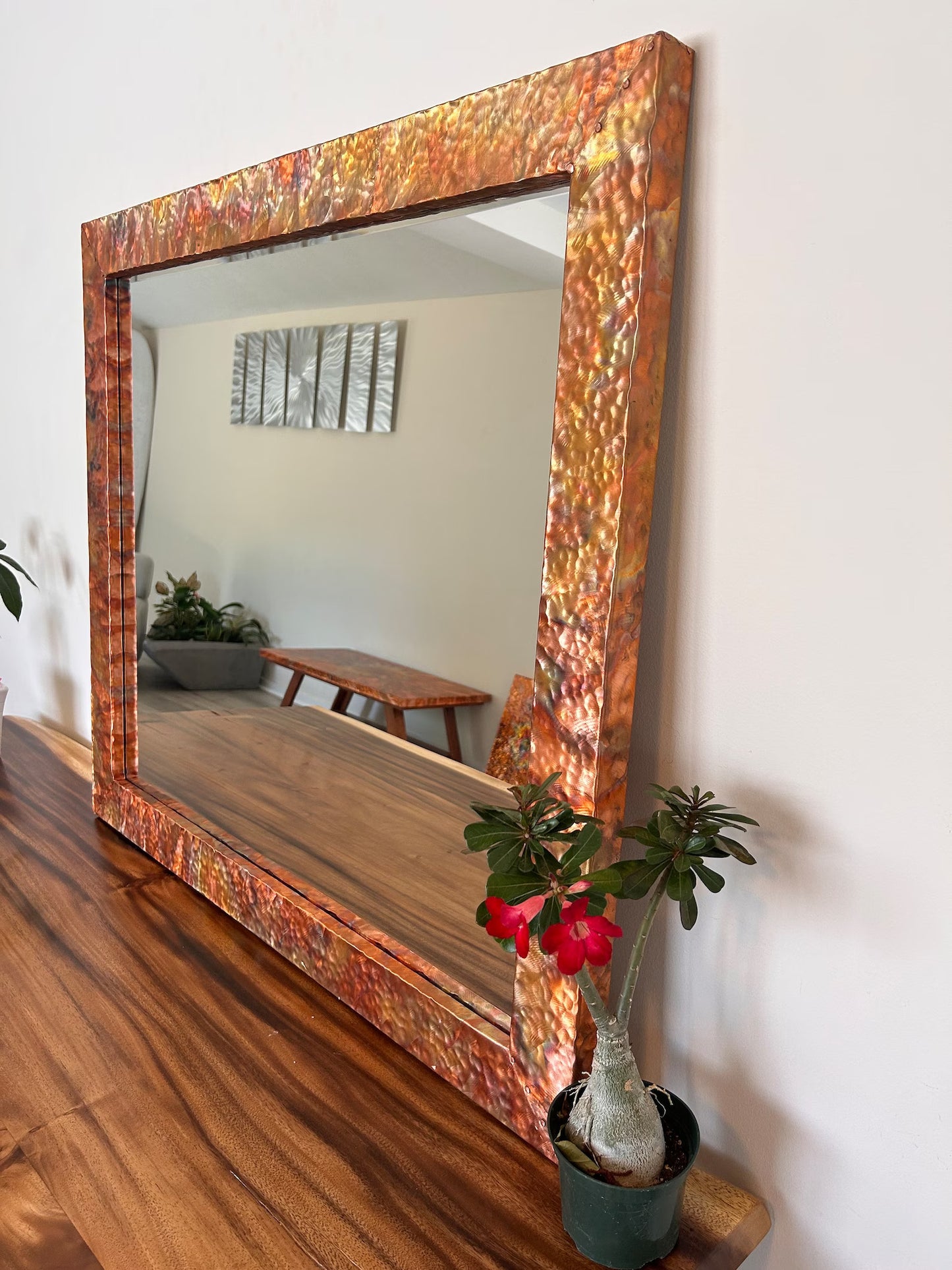 Large Copper Mirror