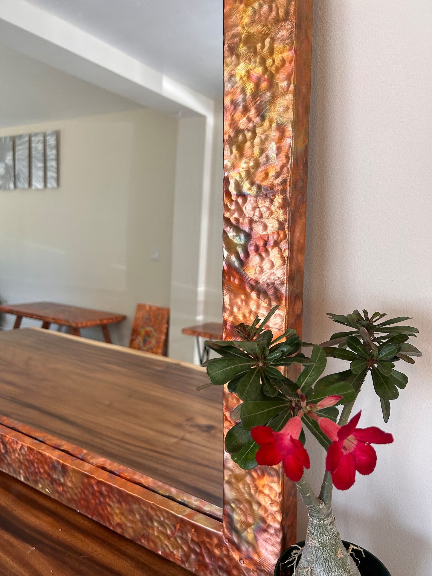 Large Copper Mirror