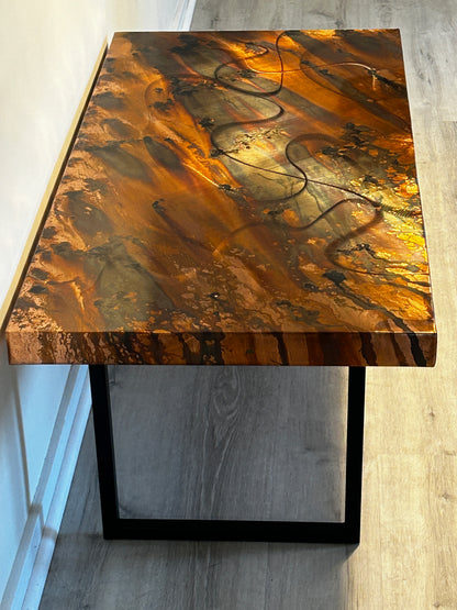 Large Handmade Copper Coffee Table