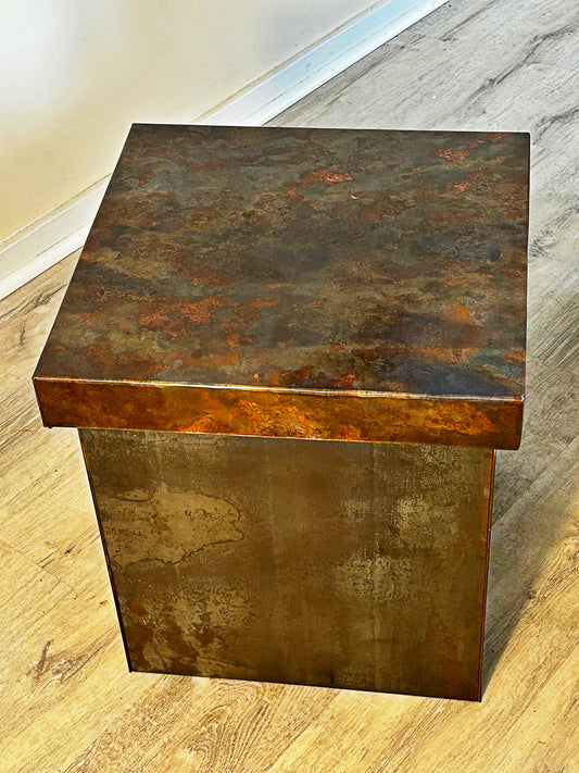 Copper and Steel Cube